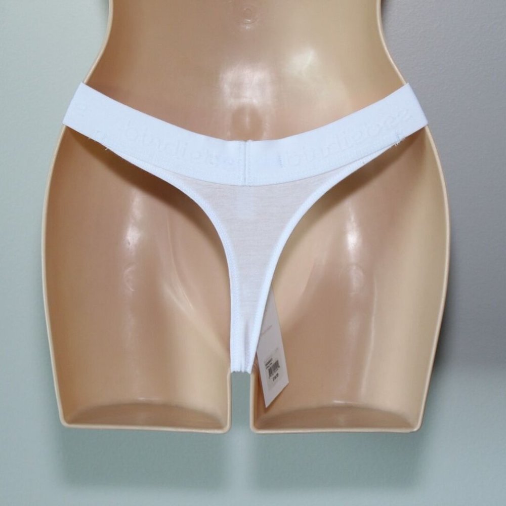 ✨2/$20 NWT Birdiebee Bee Strong Thong Panties White Underwear XS Small H13363 - Picture 3 of 12